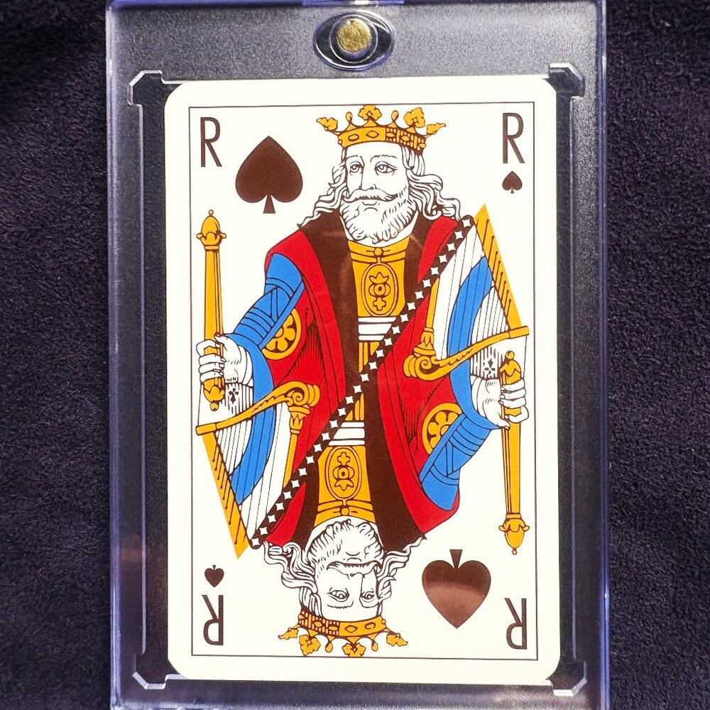 Louis Vuitton King of Spades Playing Card in Plastic Case with Microchip NWOT - Picture 11 of 11